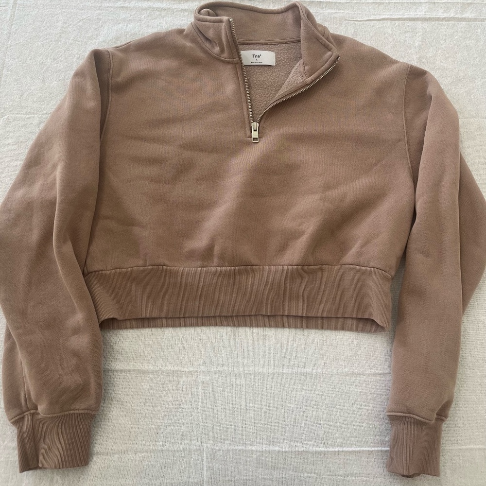 Aritzia-TNA - 1/4 Zip up sweatshirt